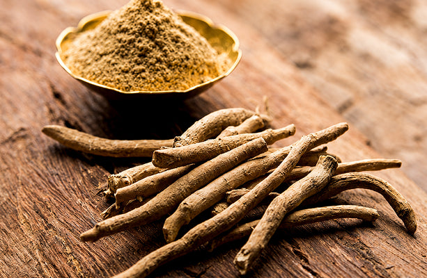 Ashwagandha root and powder
