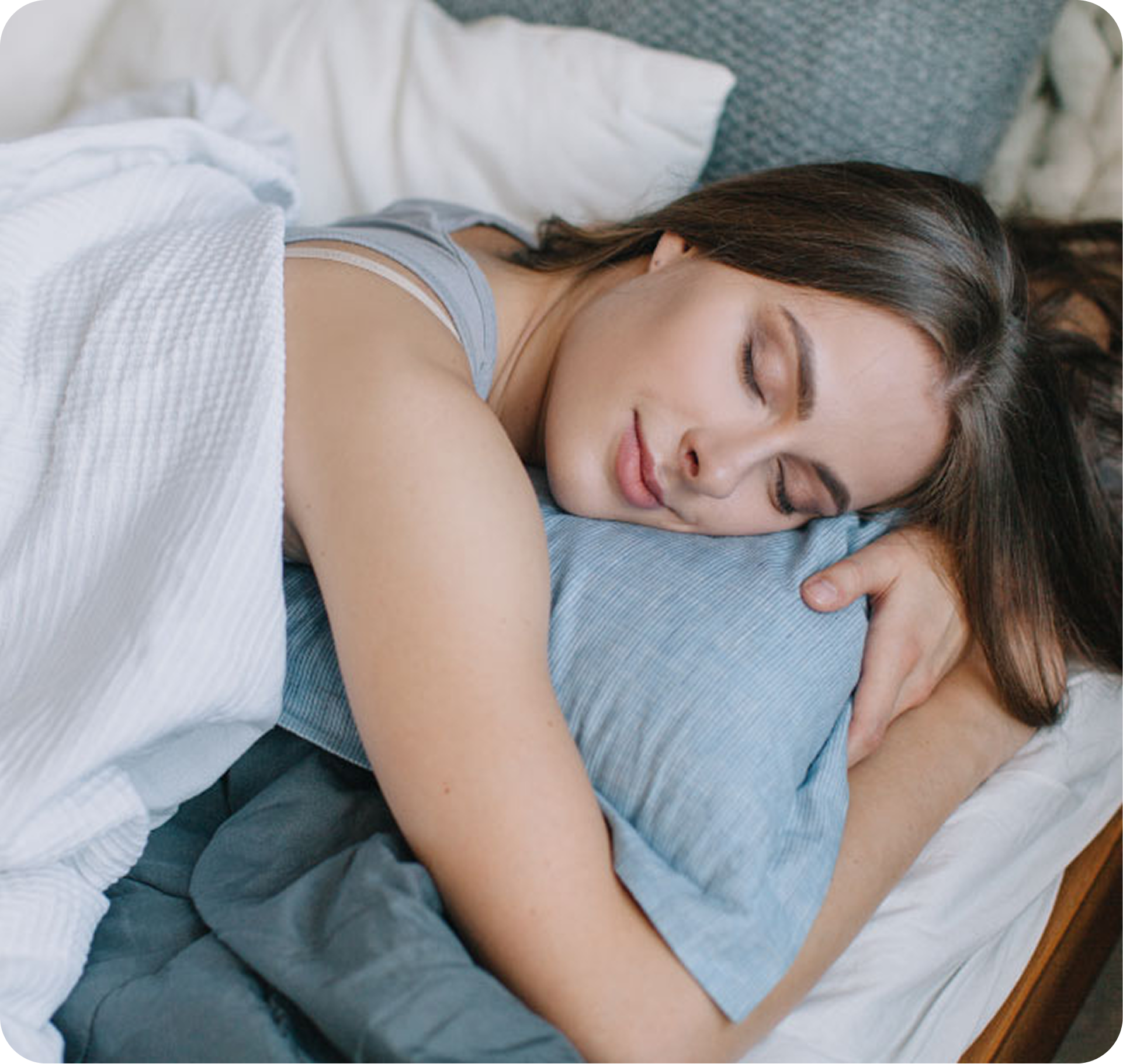 Woman sleeping peacefully